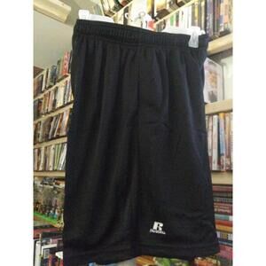 Russell Athletic BLACK SMALL Men's Basic Cotton Pocket Shorts BAG52